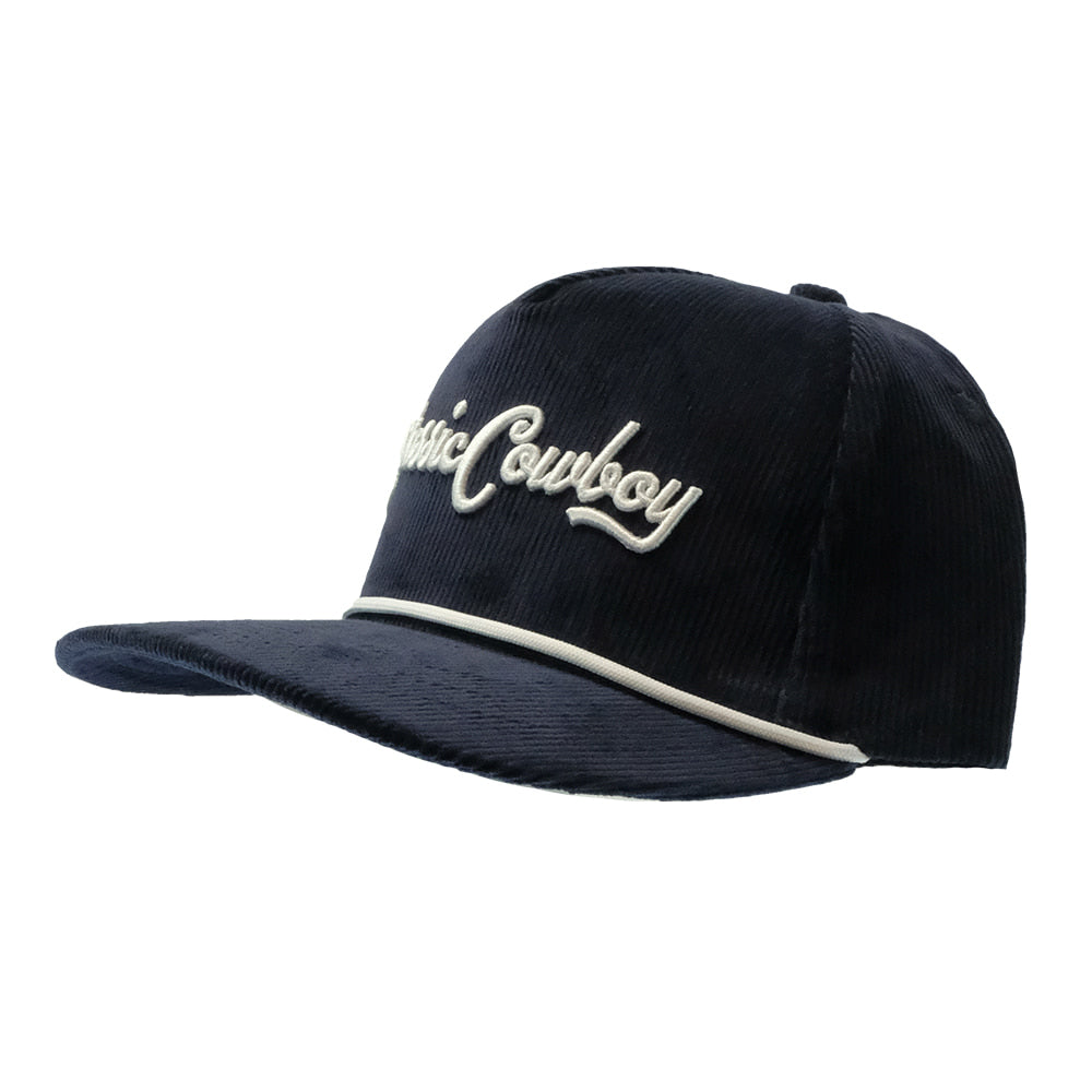 Classic Cowboy Hats Classic Cowboy The Home Team Five Panel Rope Cap in Navy