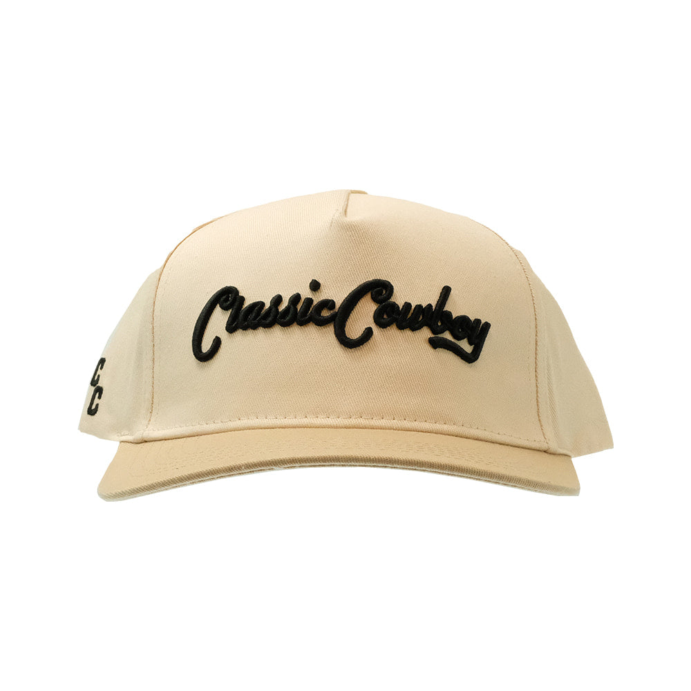 Classic Cowboy Hats Classic Cowboy The Sahara Five Panel Twill Snapback Cap
