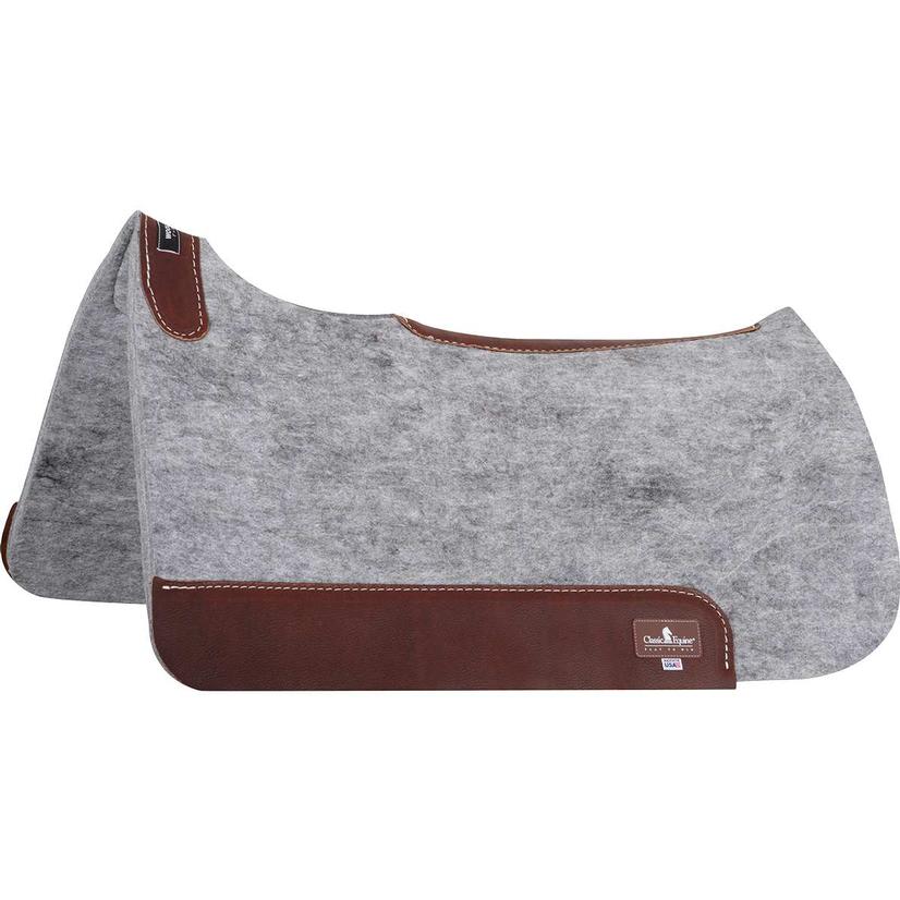 Classic Equine Tack 31"X32" / Grey Classic Equine 1" Blended Wool & Felt Horse Saddle Pad 31X32