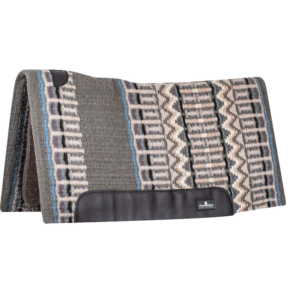 Classic Equine Tack 34"X38" / Steel Grey Classic Equine Classic Wool Top 34 x 38 Saddle Pad
