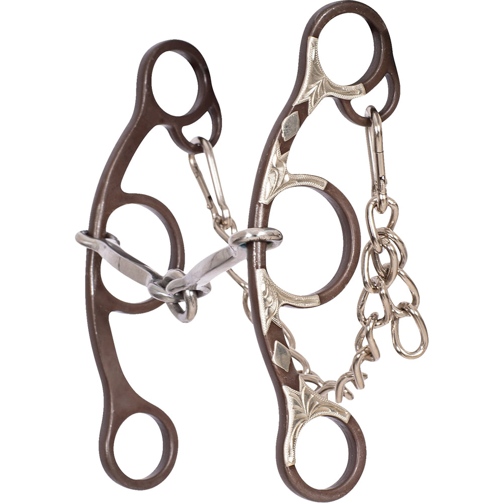 Classic Equine Tack Barrel Bit Short Shank Oring Square Snaffle