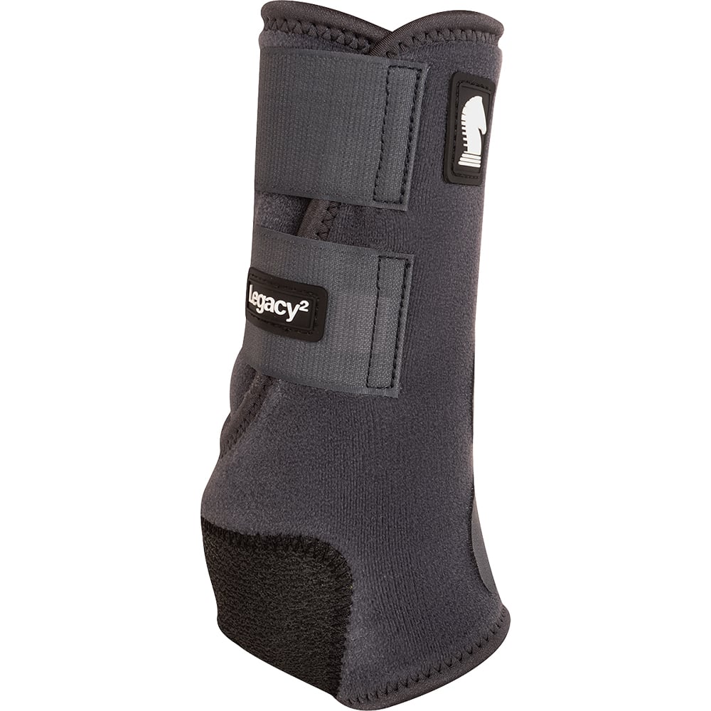 Classic Equine Tack Charcoal / S Classic Equine Legacy2 Front Protective Sport Boots for Horses