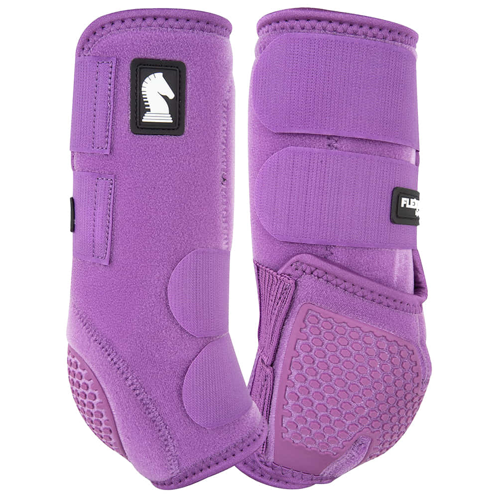 Classic Equine Tack Classic Equine Flexion by Legacy2 Violet Purple Front Sport Boot