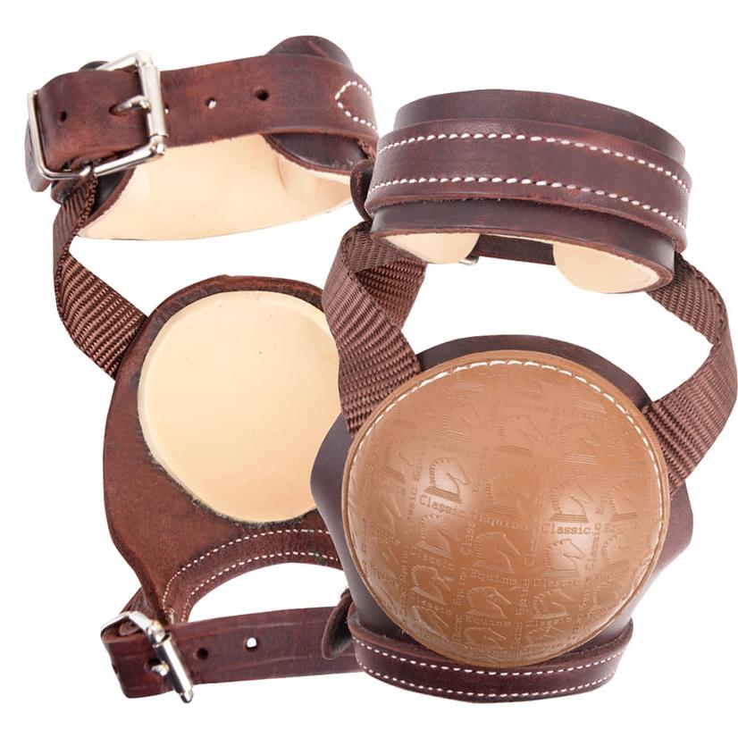 Classic Equine Tack Classic Equine Leather Skid Boots w/Buckles