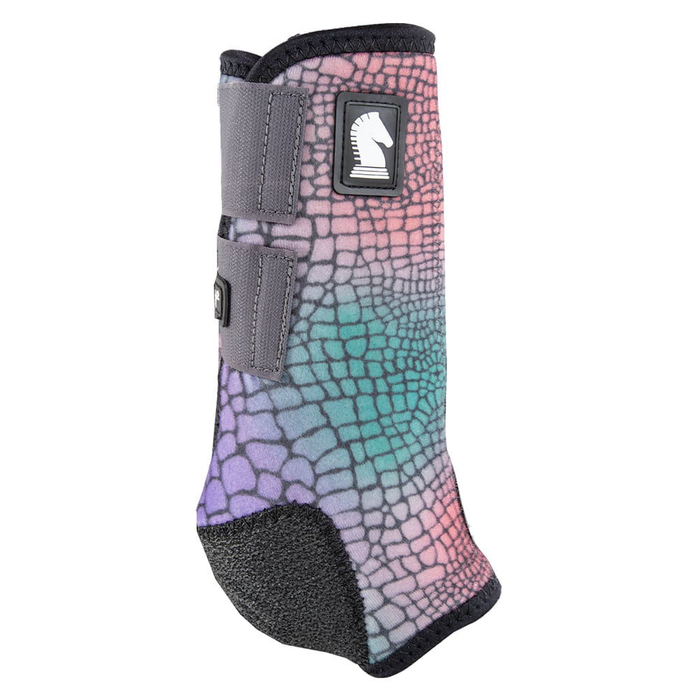 Classic Equine Tack Classic Equine Legacy2 Hind Protective Sport Boots for Horses - Gator Print