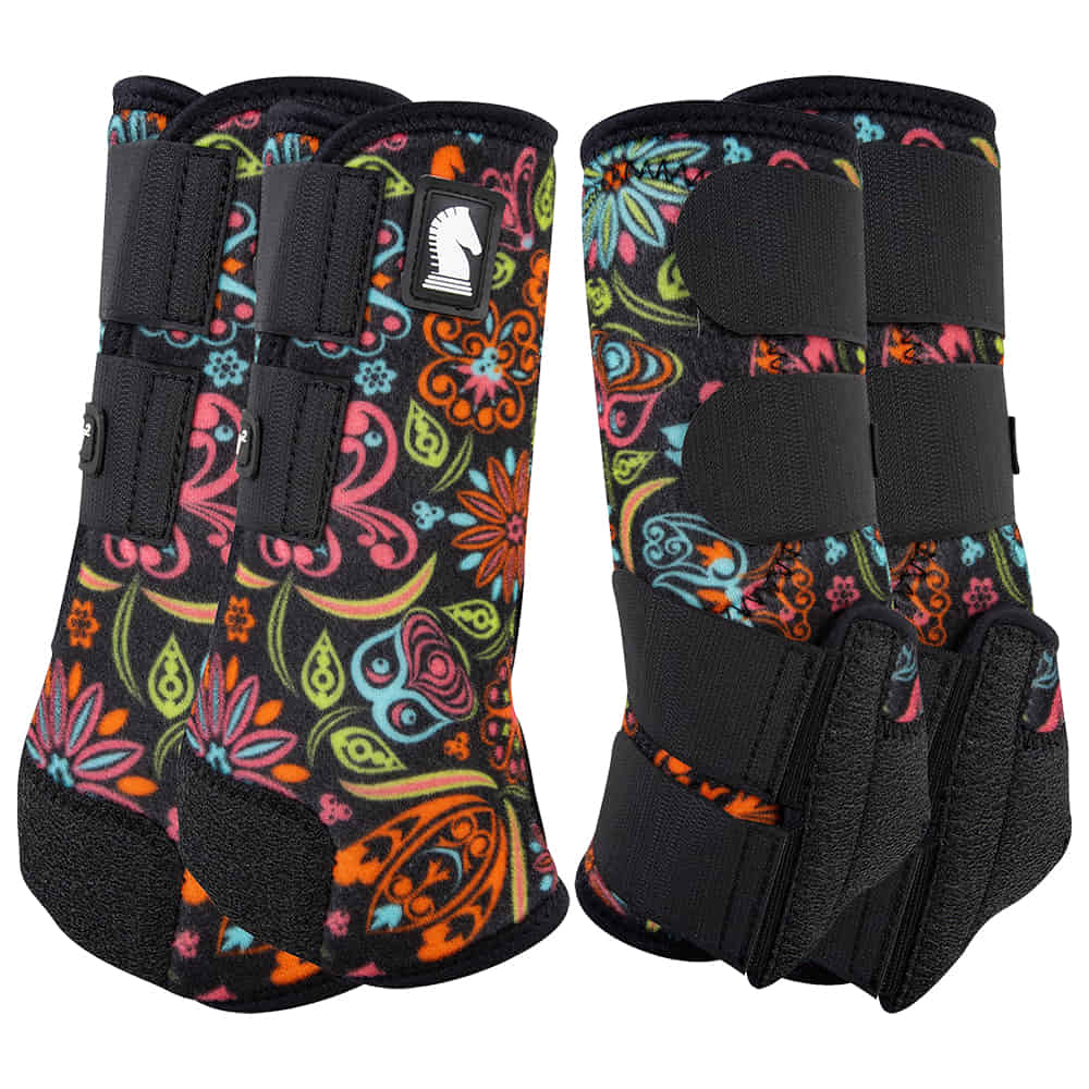 Classic Equine Tack Classic Equine Legacy2  Neon Flower Sport Boots