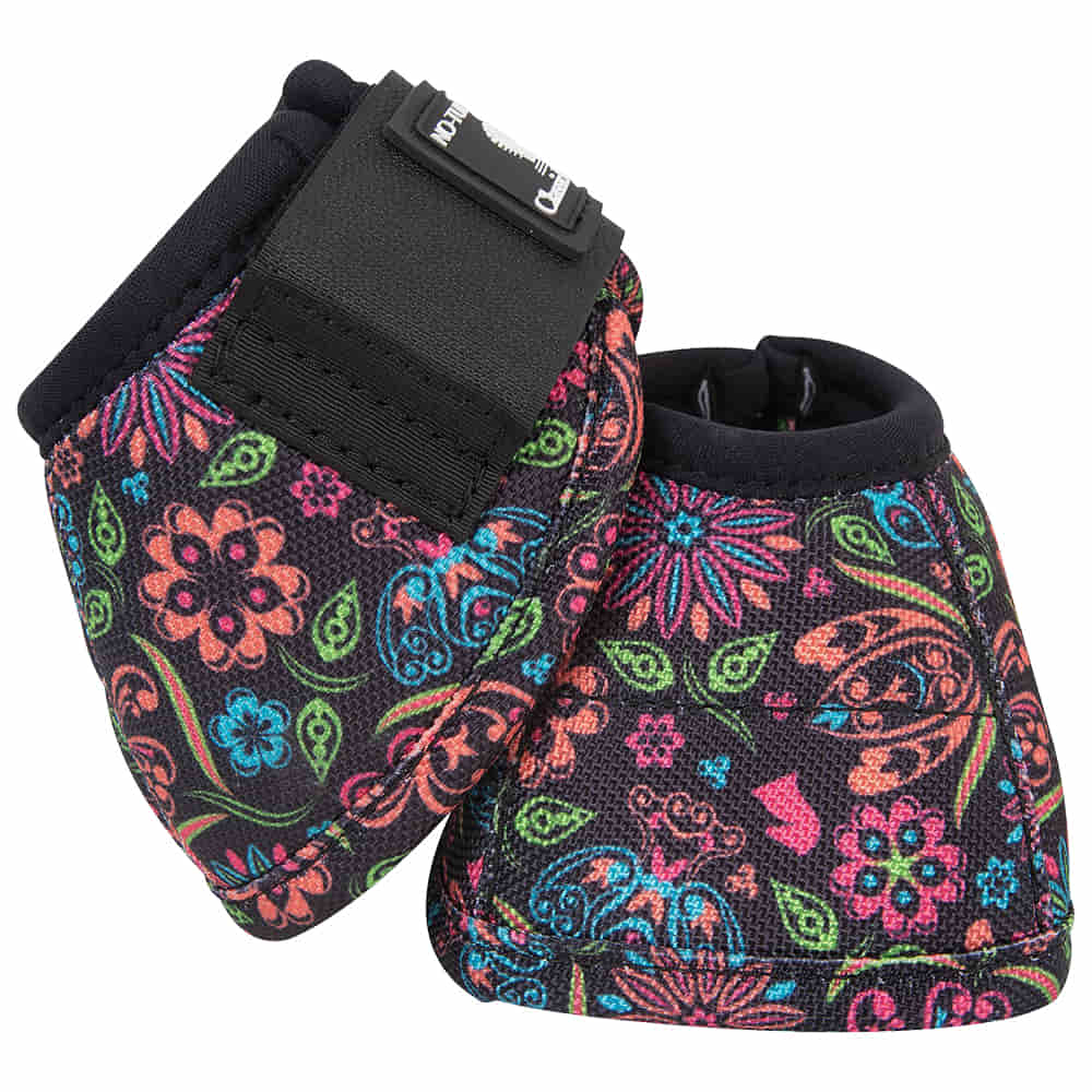Classic Equine Tack Classic Equine Neon Flower Dyno Turn Bell Boot