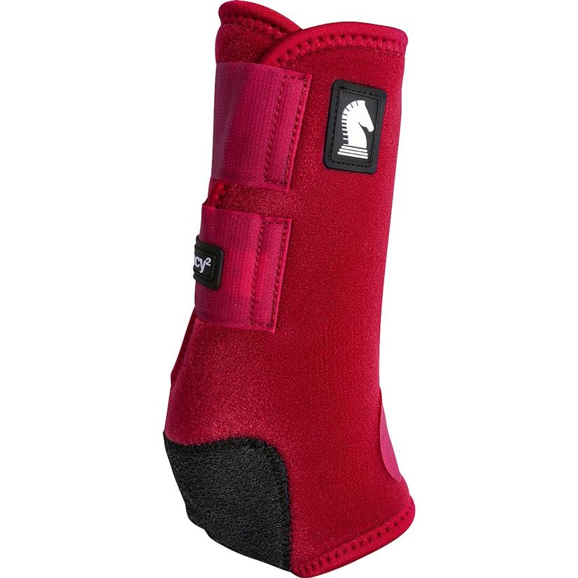 Classic Equine Tack Crimson / S Classic Equine Legacy2 Horse Hind Protective Sport Boots