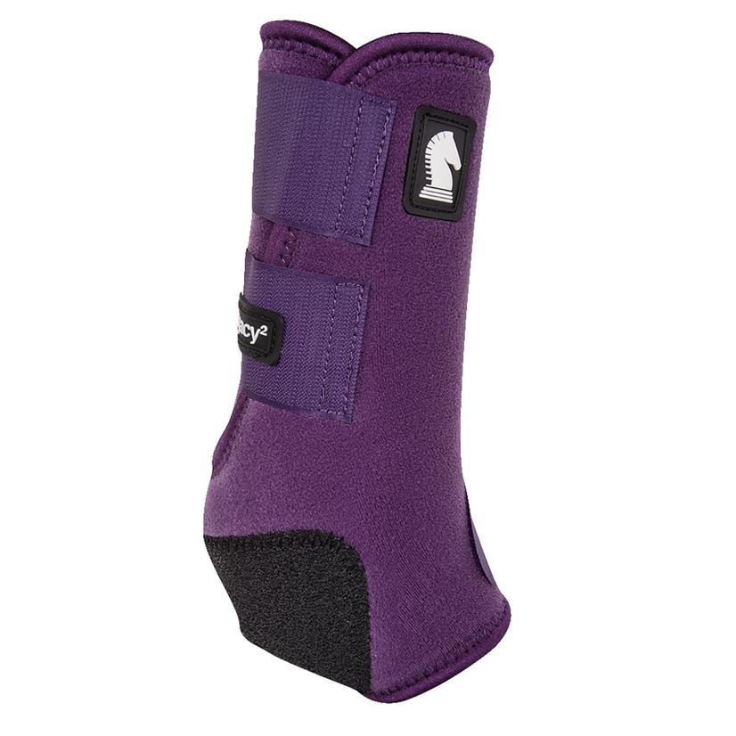 Classic Equine Tack Eggplant / S Classic Equine Legacy2 Horse Hind Protective Sport Boots