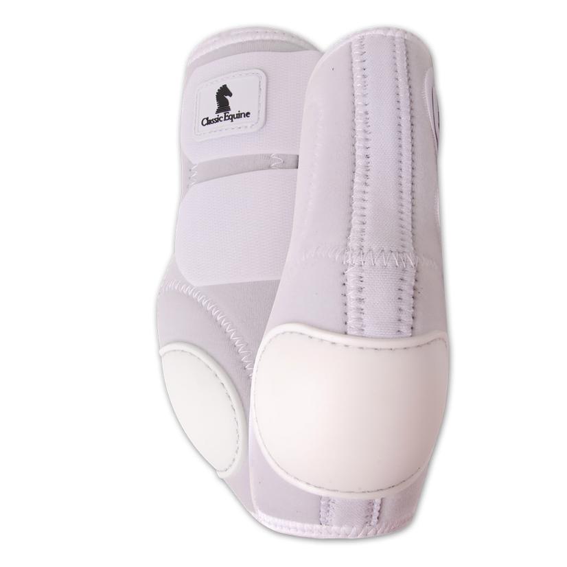 Classic Equine Tack White Classic Equine Neoprene Skid Boots