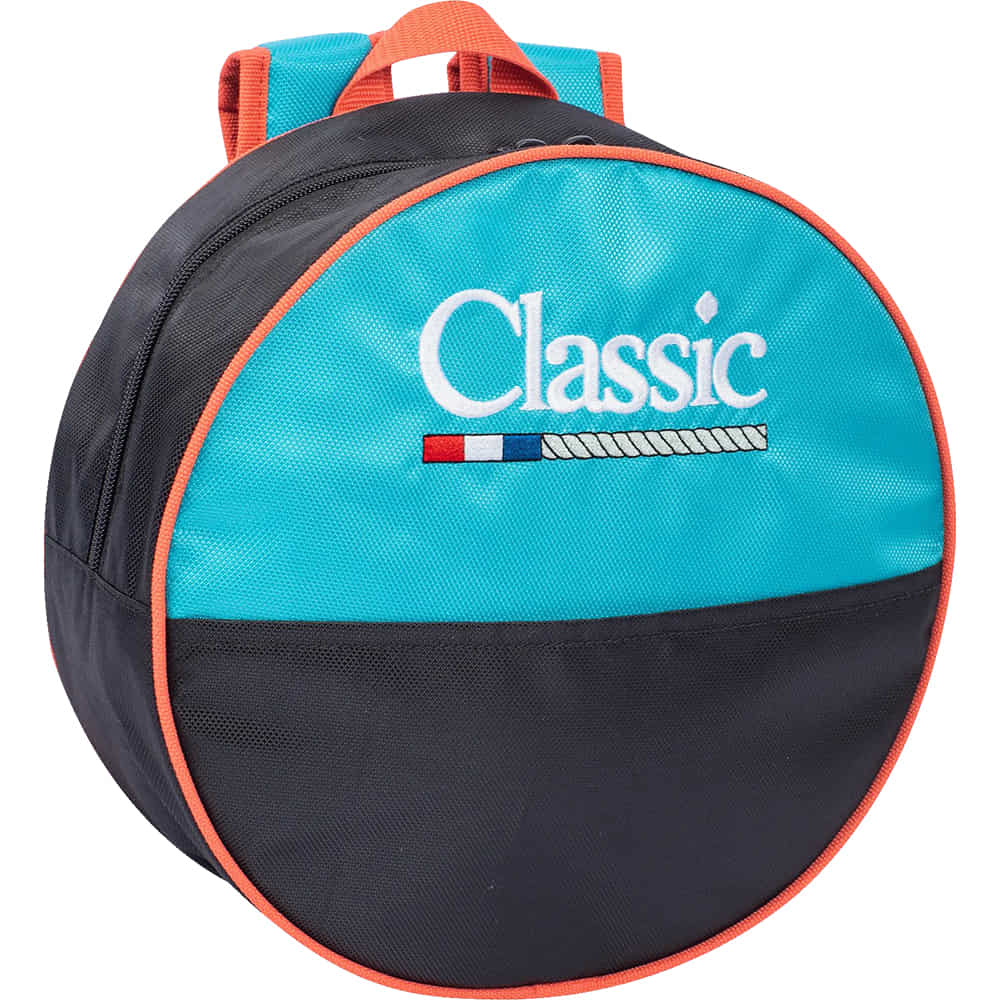 Classic Rope Ropes Classic Rope Kid's Black and Aqua Rope Bag
