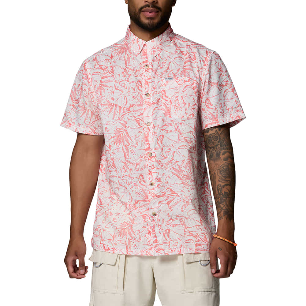 Columbia Sportswear Apparel Columbia Sportswear Men's Melonade Super Slack Tide Short Sleeve Shirt