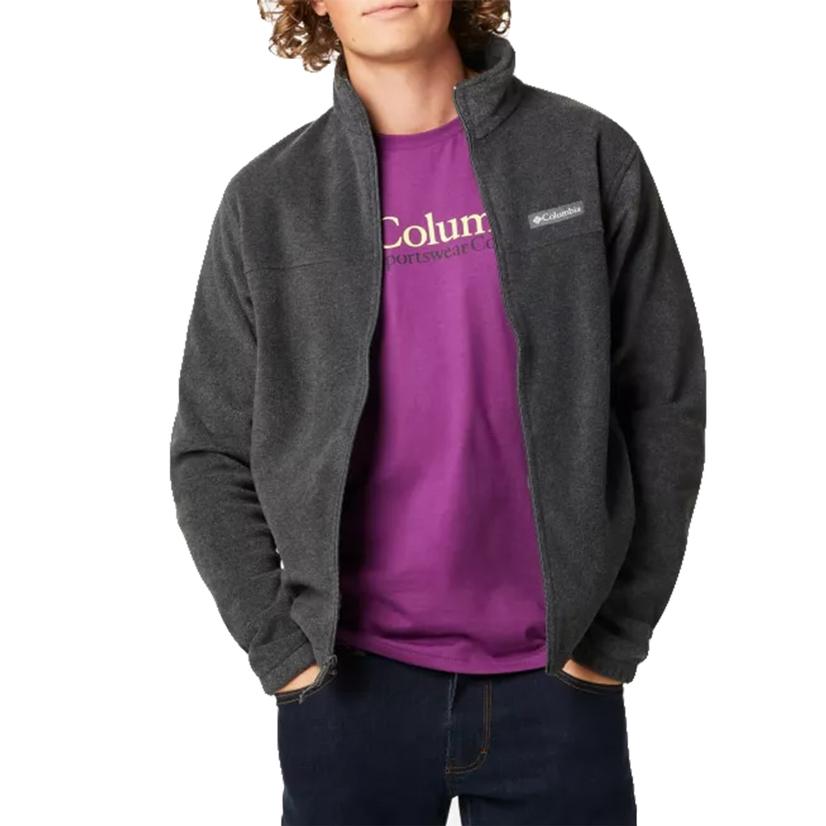 Columbia Sportswear Apparel Columbia Sportswear Steens Mountain II Boy's Fleece Jacket - Charcoal Heat