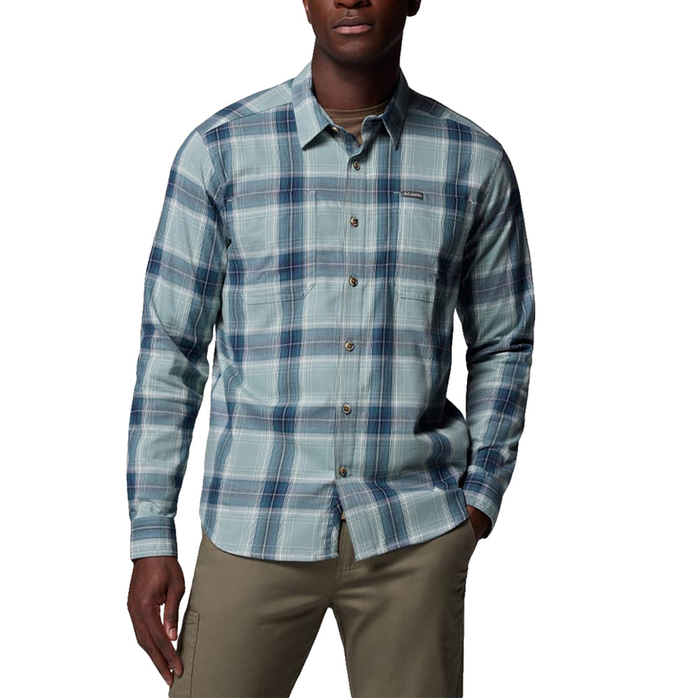 Columbia Sportswear Apparel Columbia Sportswear Vapor Ridge IV Long Sleeve Shirt in Crushed Blue Riverbank Ombre