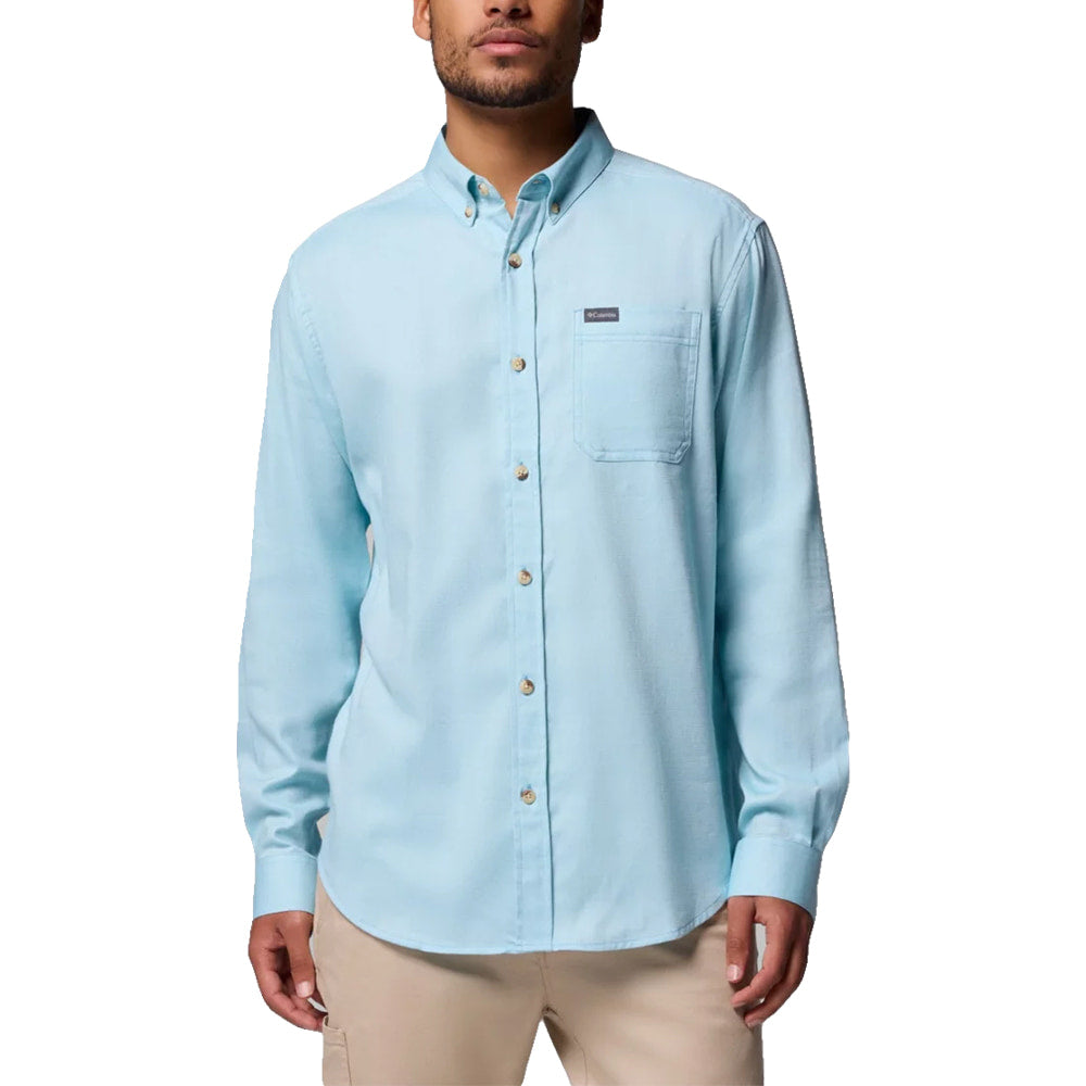 Columbia Sportswear Apparel Columbia Sportswear Vintage Blue Oxford Rapid Rivers II Long Sleeve Men's Shirt