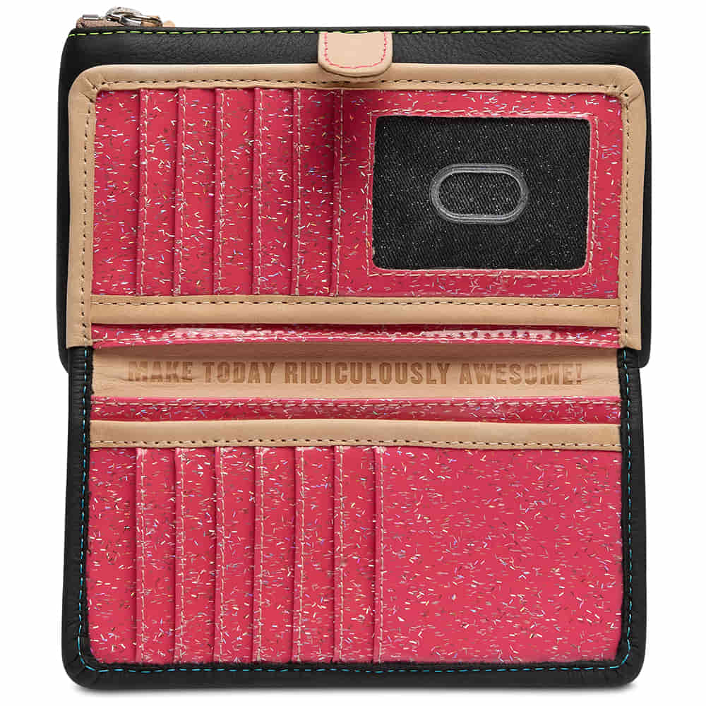 Consuela Other Consuela Women's Black Cyndi Slim Wallet