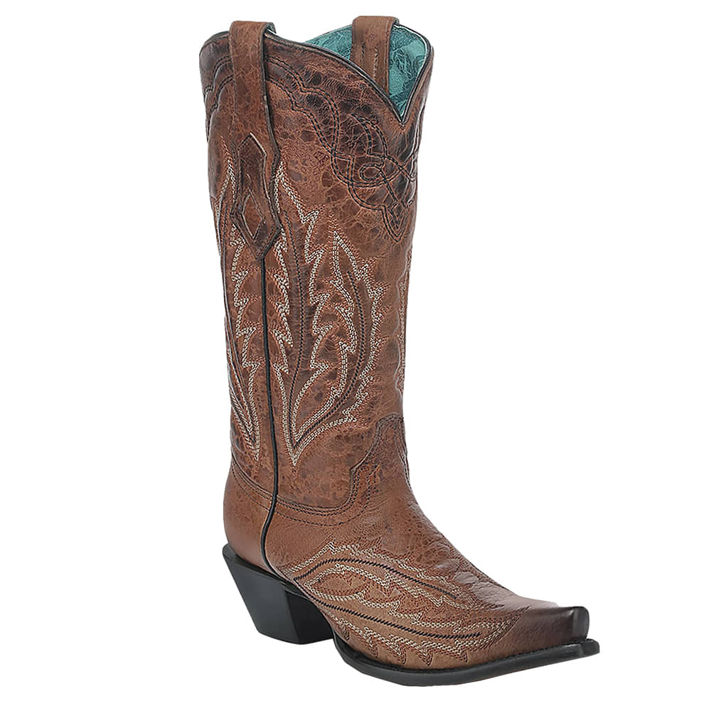 Corral Boots Footwear Corral Boots Cognac Embroidered Women's Boots