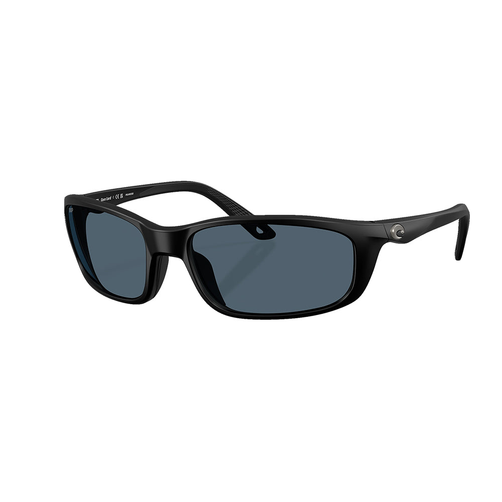 Costa Sunglasses Apparel Costa Sunglasses Gray Lens Brine II Matte Black Sunglasses