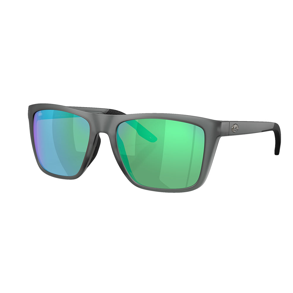 Costa Sunglasses Apparel Costa Sunglasses Mainsail XL Gray Smoke with Green Mirror Sunglasses