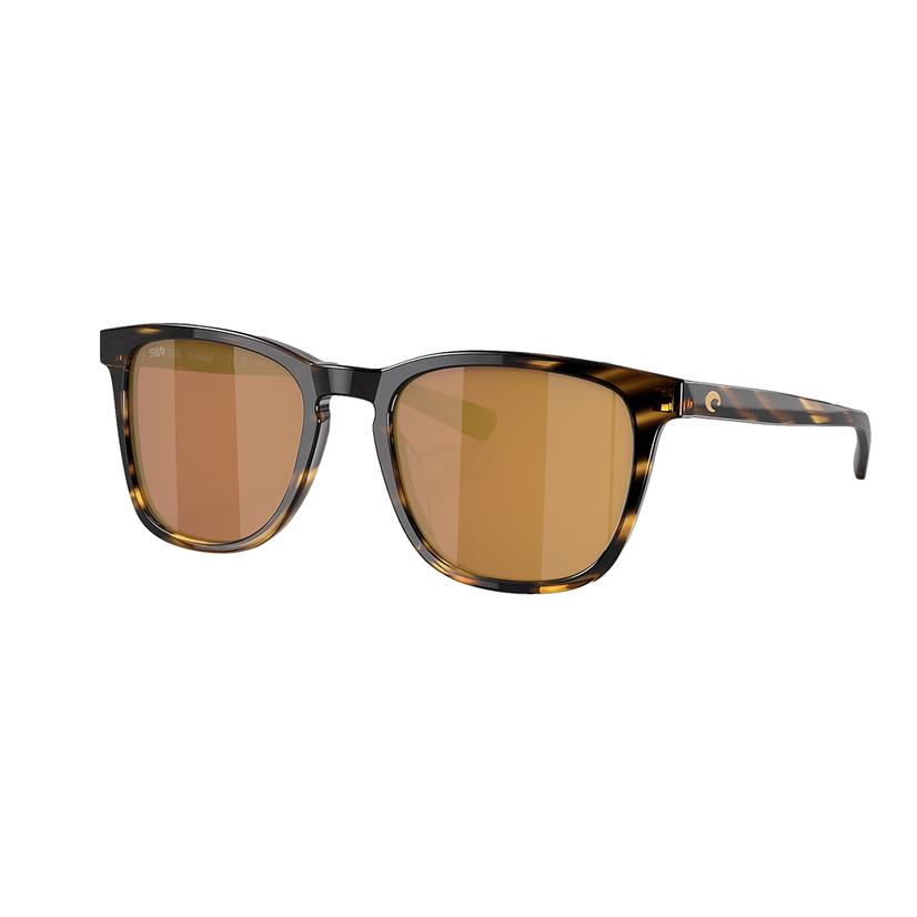 Costa Sunglasses Apparel Tortoise / OSFA Costa Sullivan Tortoise Frame Gold Mirror 580G Lens Sunglasses