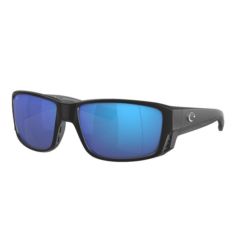 Costa Sunglasses OSFA / Black/Blue Costa Sunglasses Tuna Alley Pro with Black/Blue Mirror Glasses