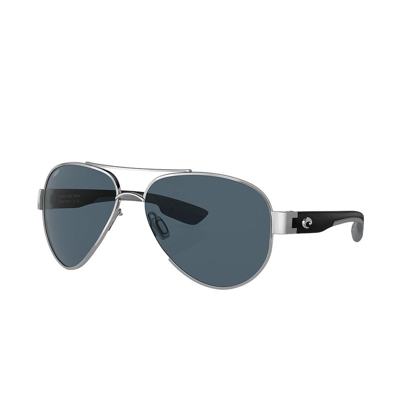 Costa Sunglasses OSFA / Palladium Costa South Point Palladium Frame Gray Polarized Poly Lens Men's Sunglasses