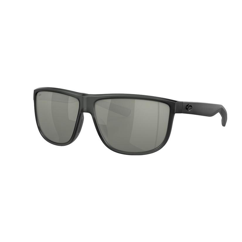 Costa Sunglasses OSFA / SMOKE_CRYSTAL Costa Rincondo Matte Smoke Crystal Frame Gray Silver Mirror Polarized Poly Lens Sunglasses