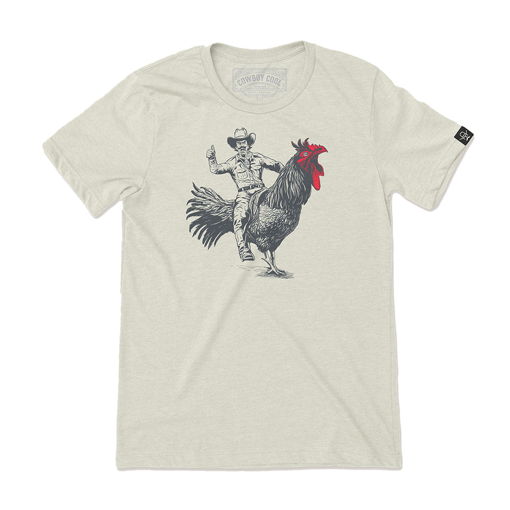 Cowboy Cool Apparel Mens Rooster Roundup TShirt