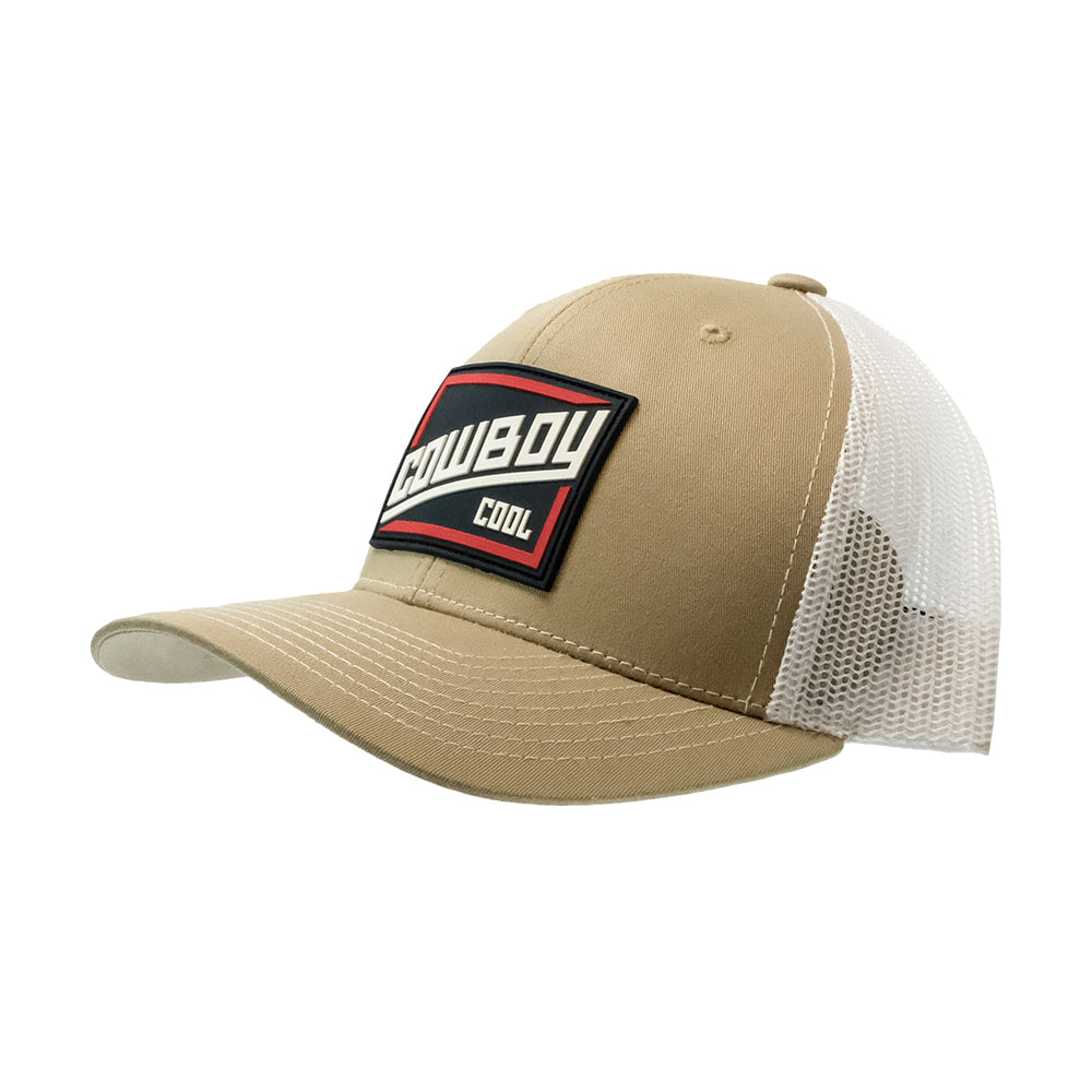 Cowboy Cool Hats OS / Khaki Cowboy Cool Slant Cap In Khaki