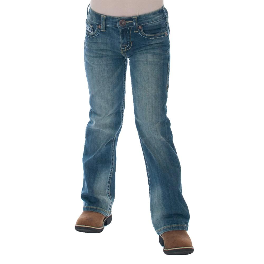 Cowgirl Tuff Apparel Cowgirl Tuff Dark Wash Don't Fence Me In Jeans for Girls