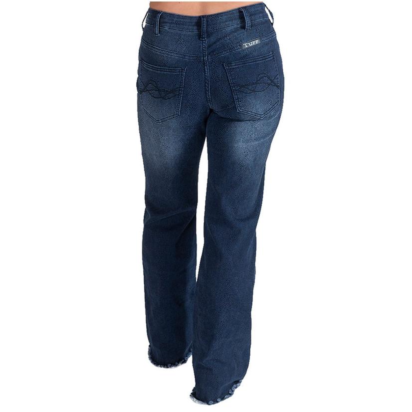 Cowgirl Tuff Apparel Cowgirl Tuff Midnight Python Wide Leg Women's Jeans