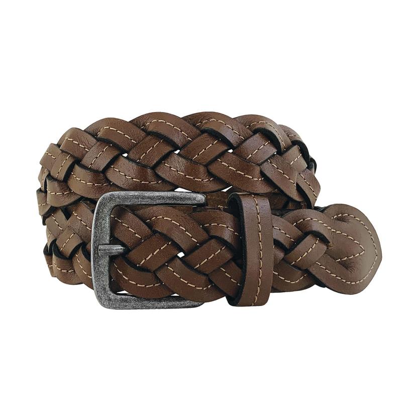 Cowgirls Rock Apparel Cowgirls Rock Brown Braided Leather Women's Belt