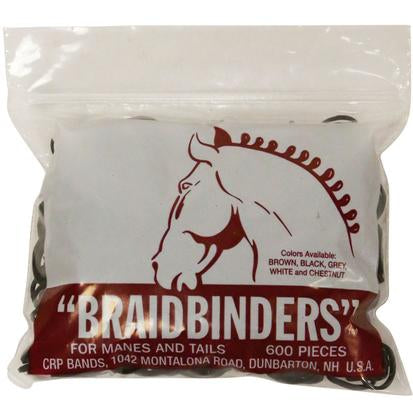 CR Products Supplies Black Rubber Bands