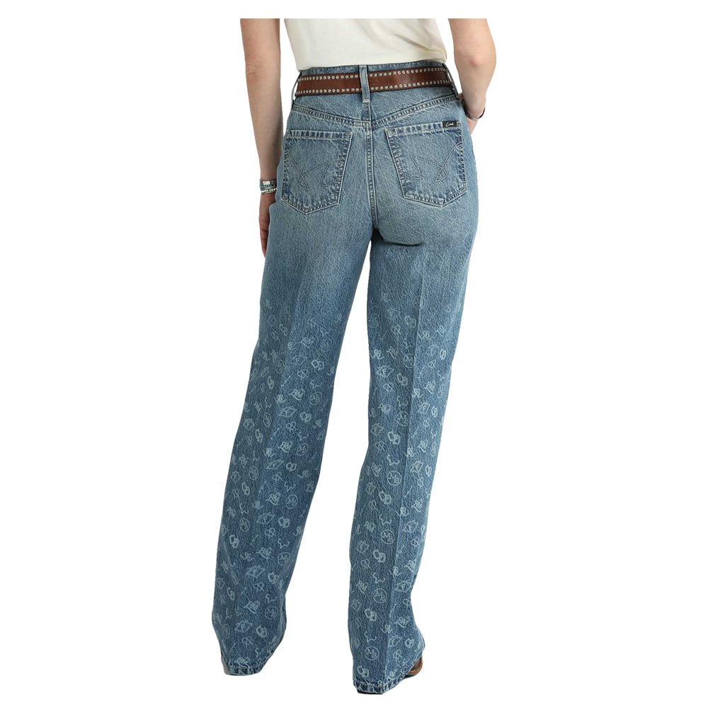 Cruel Denim Apparel Cruel Denim Ladies Casey Branded High Rise Loose Jeans