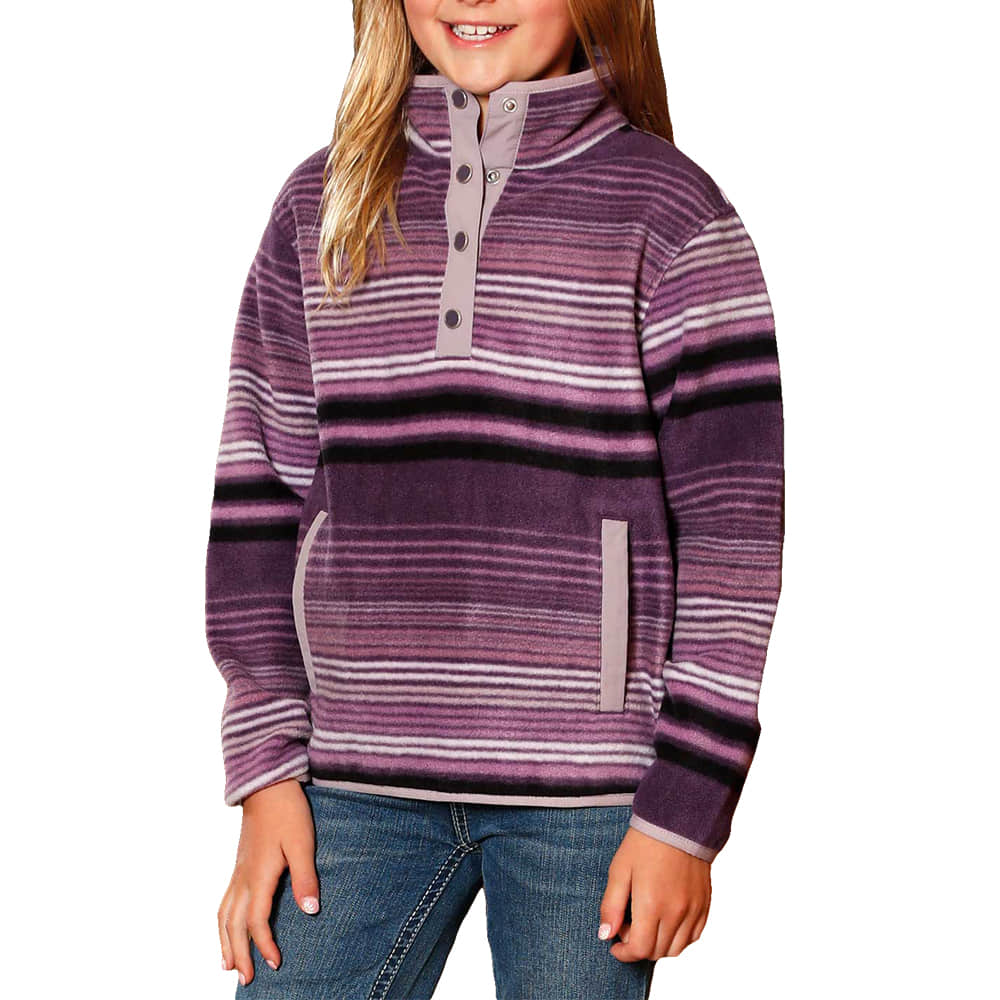 Cruel Denim Apparel Cruel Denim Purple Polar Fleece Girl's Pullover Sweater