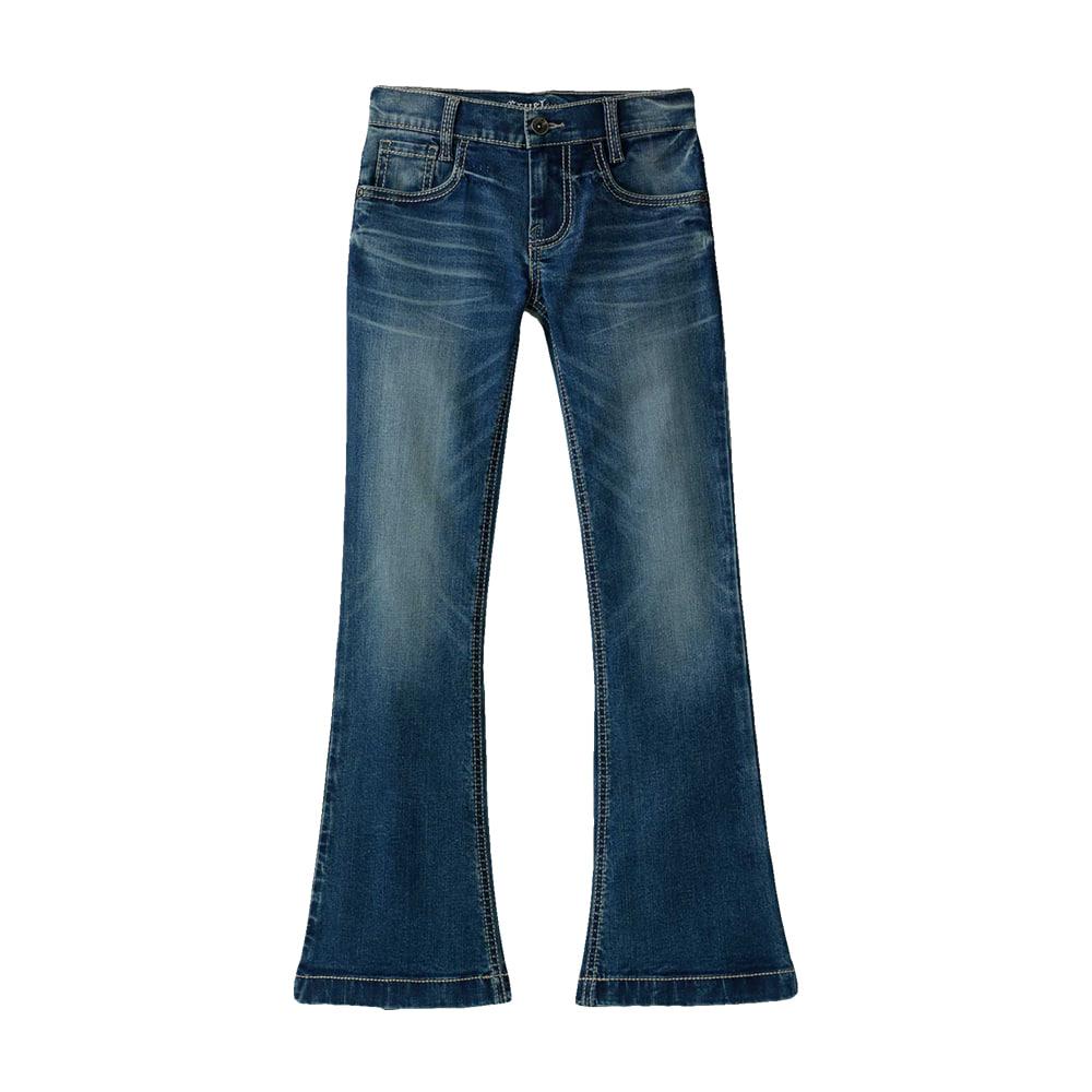 Cruel Denim Apparel Cruel Denim Violet Mid Rise Medium Wash Girl's Trouser 4-6X