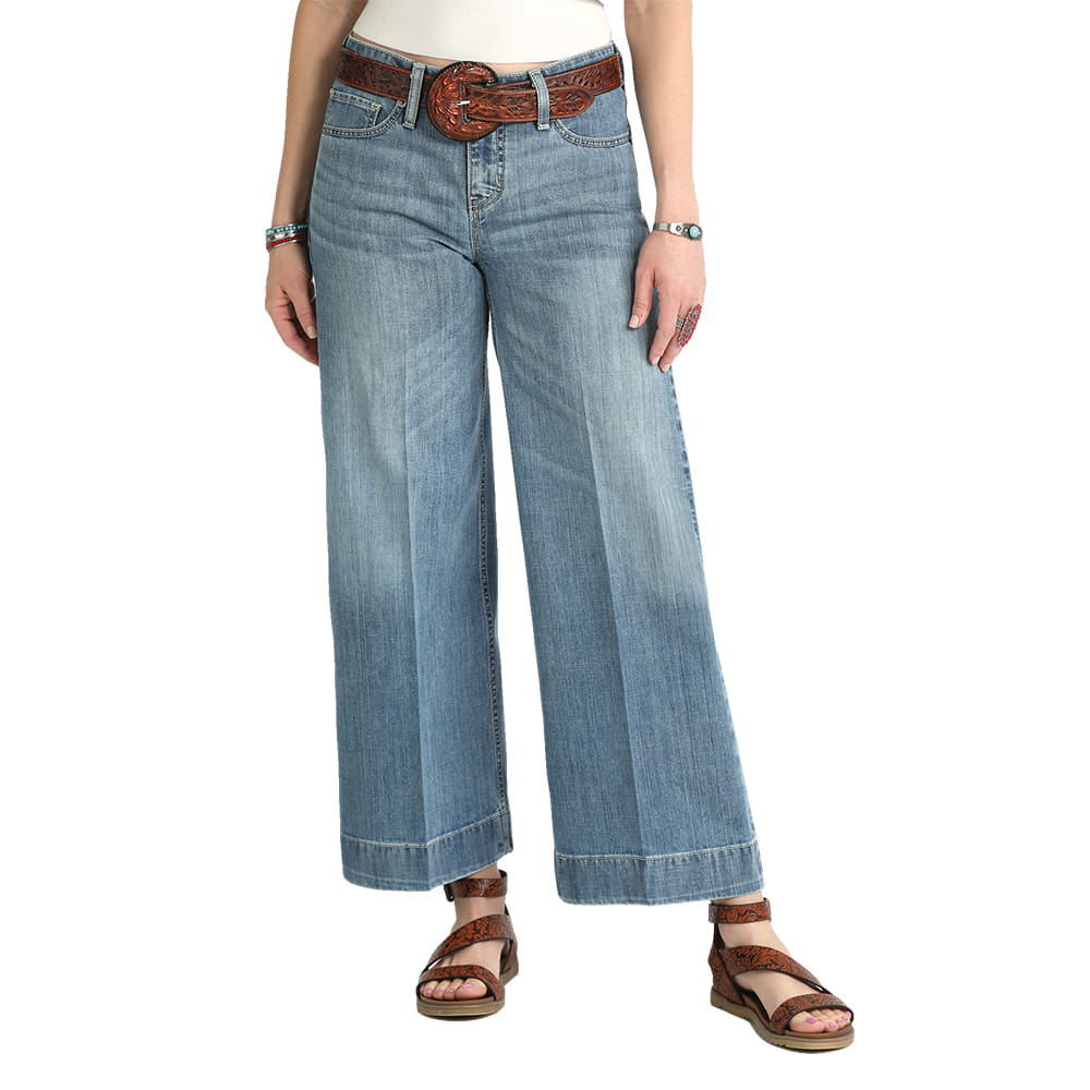 Cruel Girl Apparel WOMENS HANNAH MODERATE RISE CROP