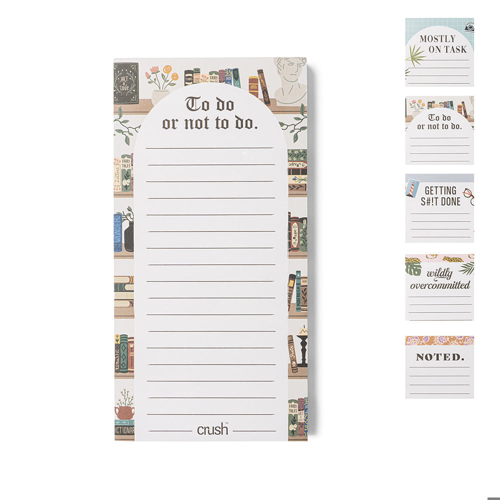 Crush Other Crush Overachiever ToDo List Notepads