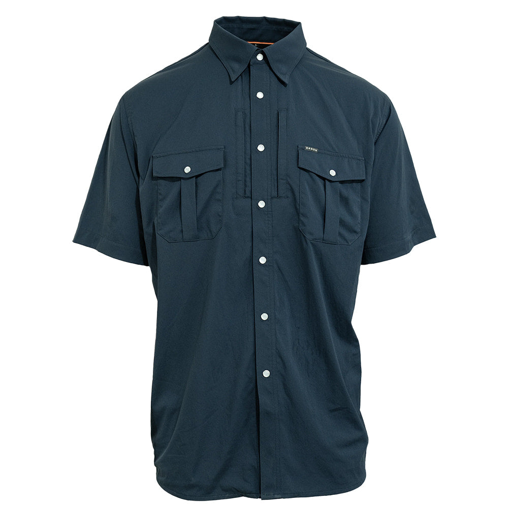 Dagon Fishing Apparel Dagon Fishing Men's Blue Short Sleeve Master Series Shirt