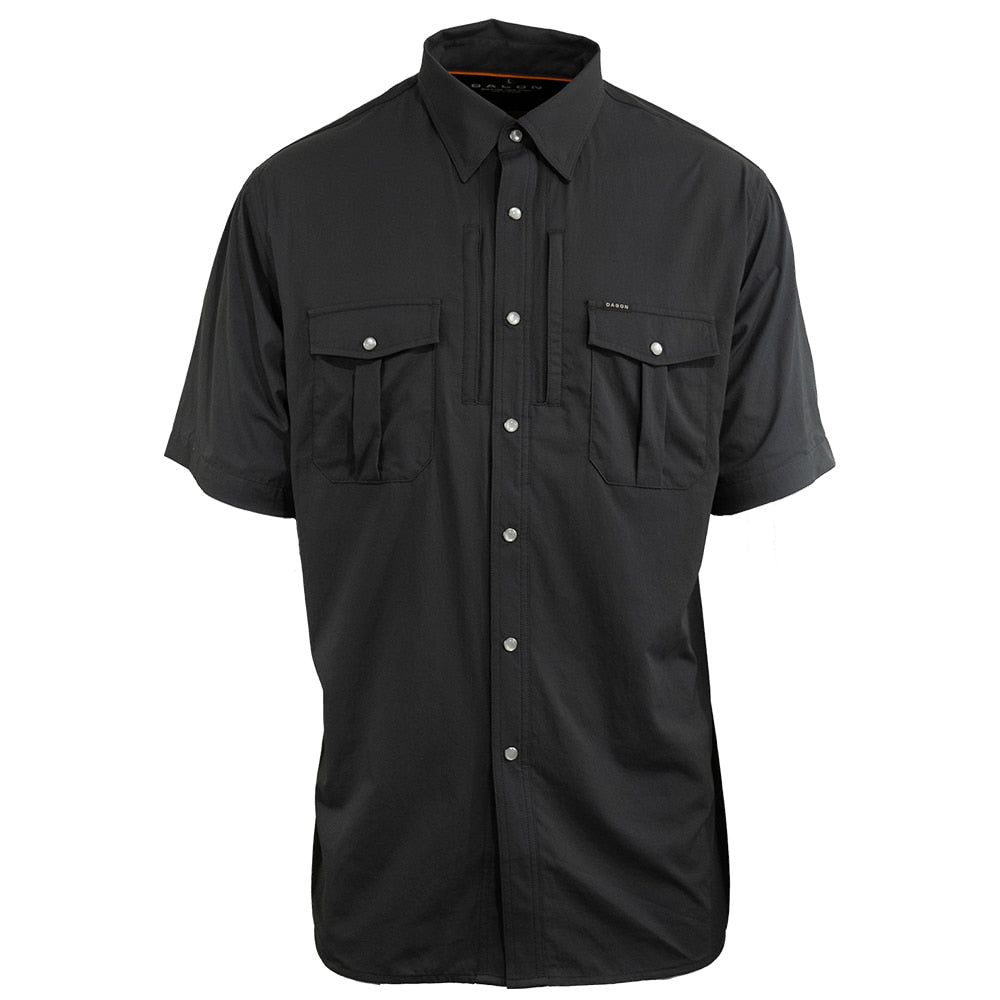 Dagon Fishing Apparel Dagon Storm Gray Short Sleeve Men's Shirt