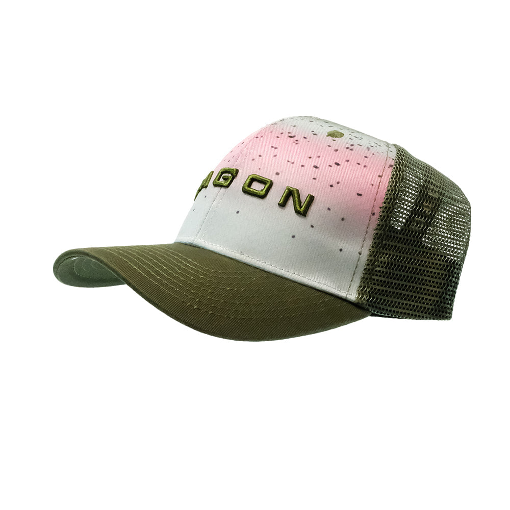 Dagon Fishing Hats Dagon Fish Series Rainbow Trout Trucker Cap