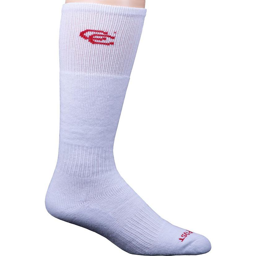 Dan Post Boot Company Apparel White / 7-9.5 Dan Post Womens Cowgirl Certified Boot Socks