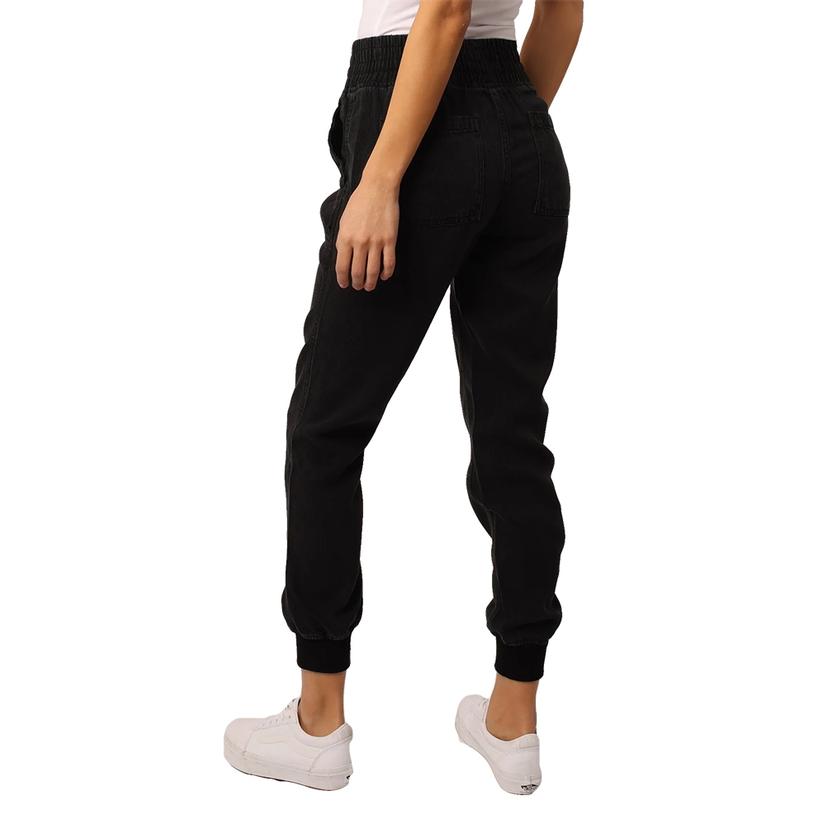 Dear John Denim Apparel Dear John High Rise Jacey Black Jogger Pant