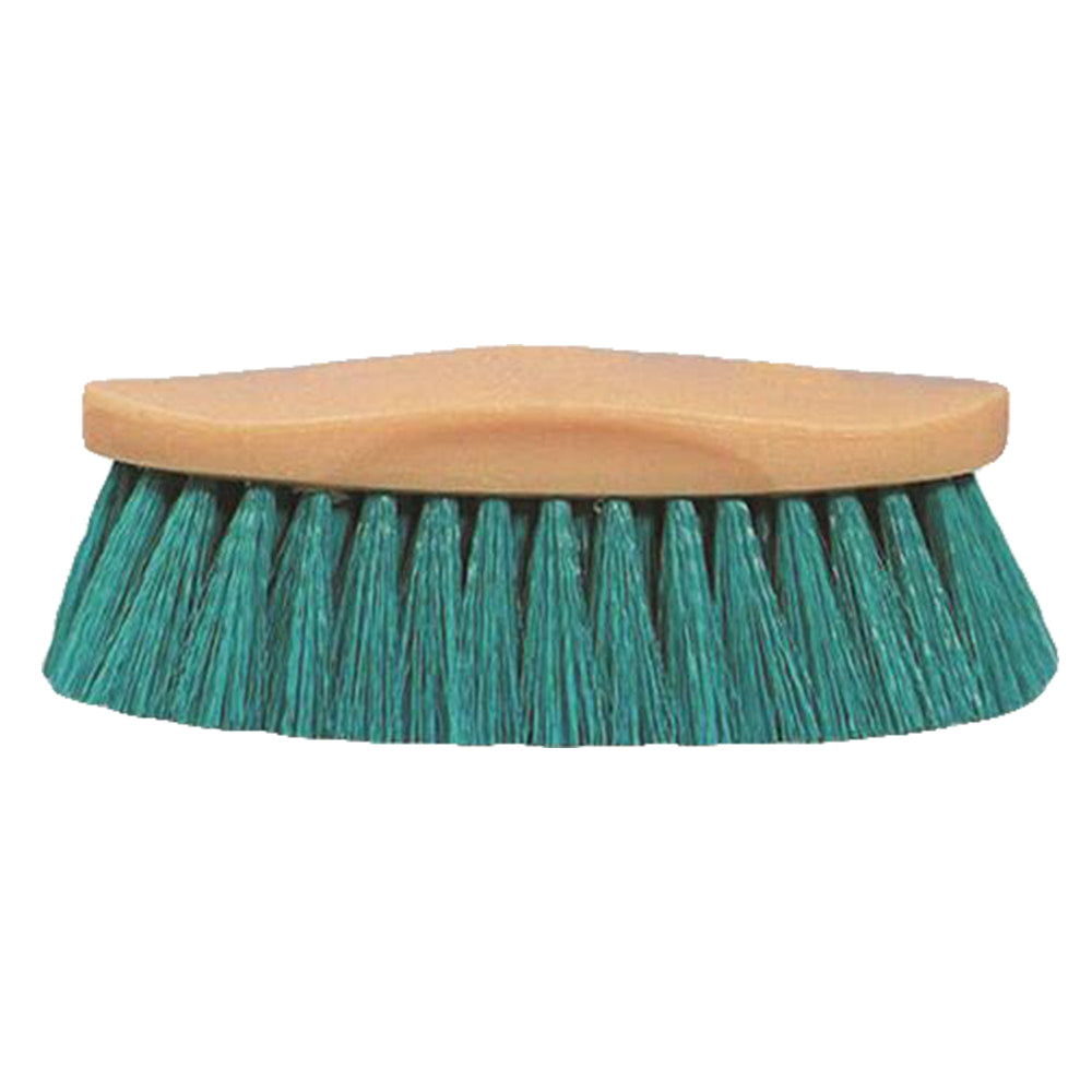 Decker Mfg Supplies Decker Mfg Aqua Teal Soft Synthetic Grip-Fit C12 Grooming Brush
