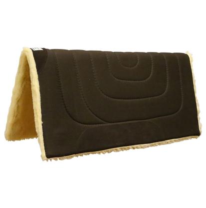 Diamond Wool Pad CO Tack Chocolate / 32"X32" Diamond Wool Cutter Work Saddle Pad 32"x32"
