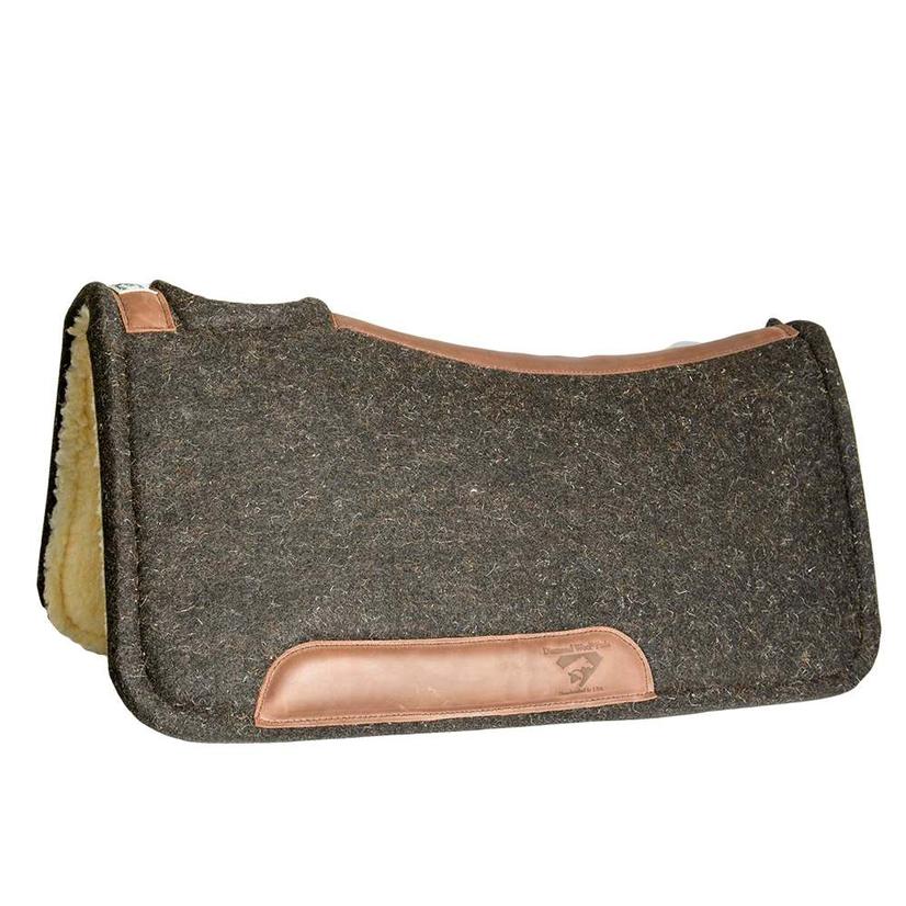 Diamond Wool Pad CO Tack Grey / 32"X32" Diamond Wool Pad Co Contoured Tough Pad