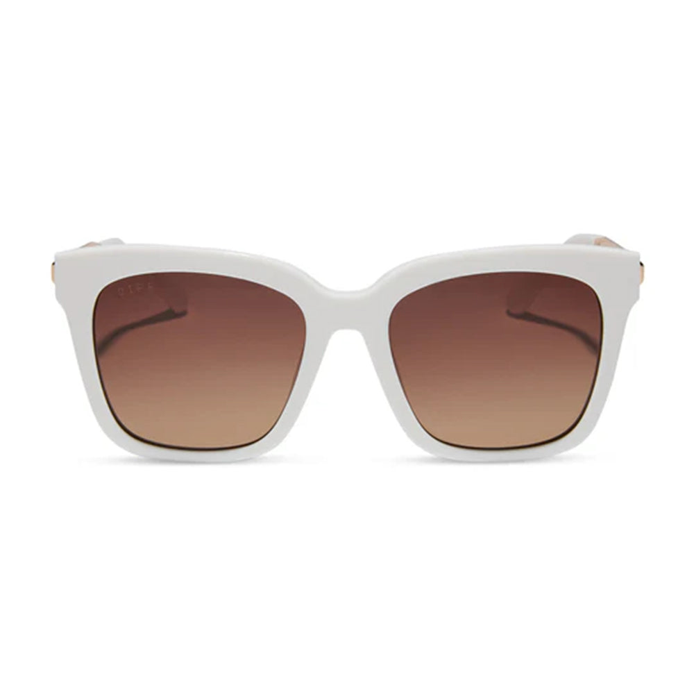 Diff Eyewear Apparel Diff Eyewear Bella Snowbound Brown Gradient Sunglasses