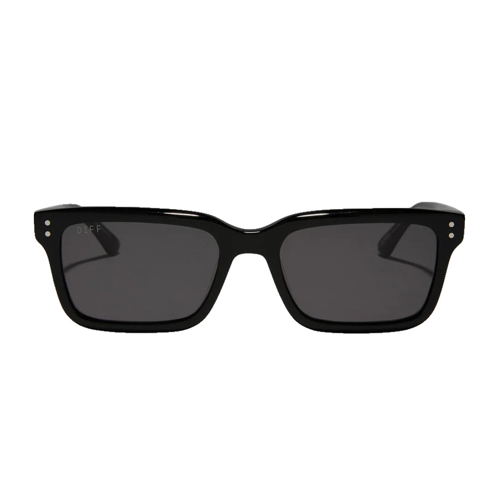 Diff Eyewear Apparel Diff Eyewear John Dutton Black and Grey Polarized Sunglasses