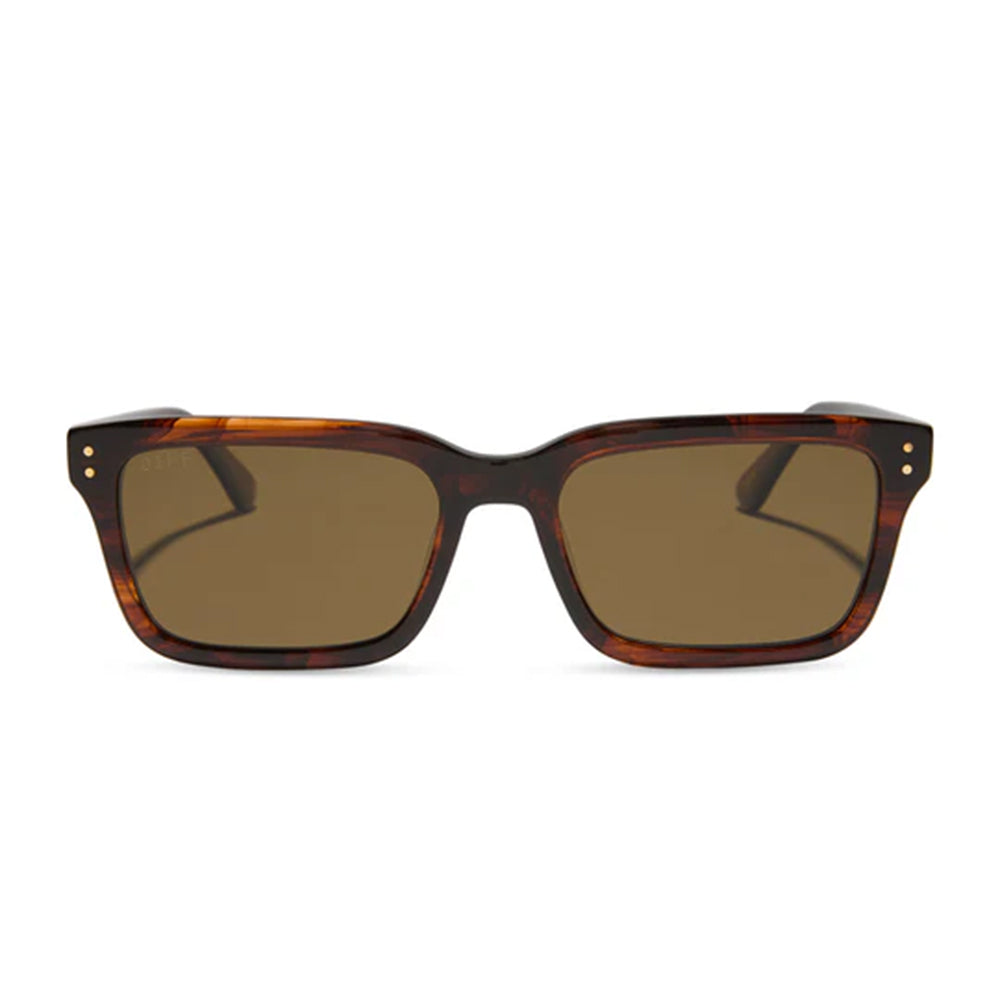 Diff Eyewear Apparel Diff Eyewear John Dutton Sequoia Tortoise and Brown Polarized Sunglasses