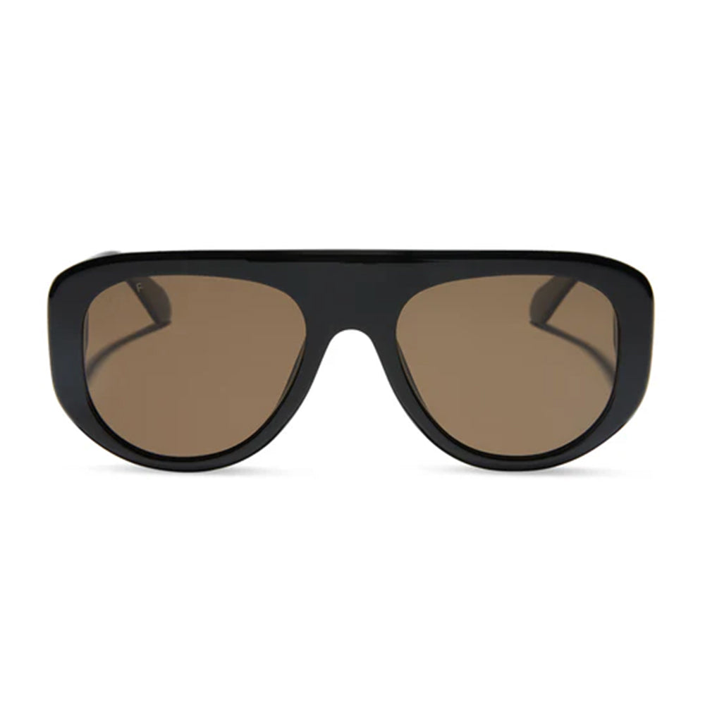 Diff Eyewear Apparel Diff Eyewear Morgan Black and Brown Polarized Sunglasses